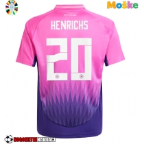 Moške Nogometnih dresov Nemčija Benjamin Henrichs #20 Gostujoči EP 2024 Kratki rokavi